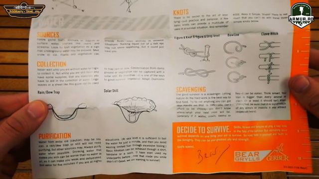 Gerber Bear Grylls Ultimate Folding Sheath Knife survival Unboxing Briceag supravietuire Review смотреть онлайн