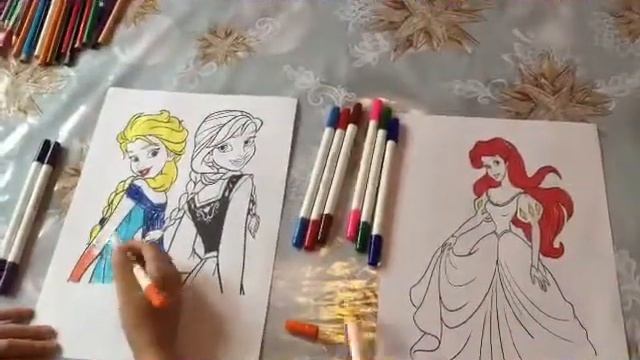 Холодное сердце раскраска смотреть онлайн