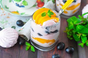 КАК ПРИГОТОВИТЬ ЗЕФИР СМЕТАНА ФРУКТЫ ДЕСЕРТ