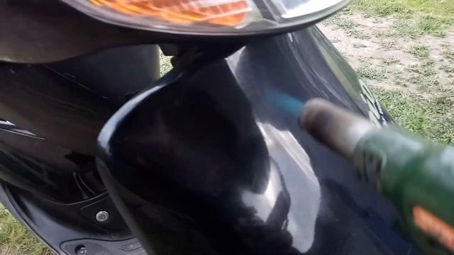 Обновил пластик на мопеде Хонда Дио АF 34 газовой горелкой .Работает! смотреть онлайн