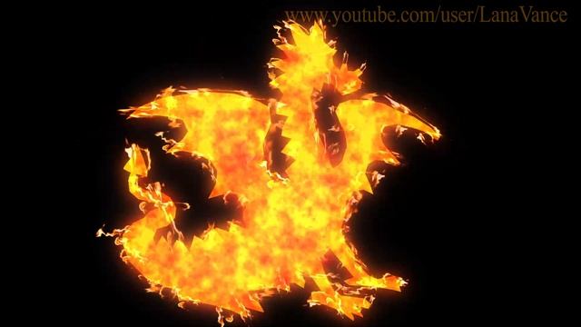 After Effects: fire dragon and fire flower смотреть онлайн