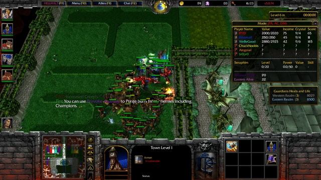 Warcraft 3 Classic HellHalt TD Competitive #42No sounds смотреть онлайн