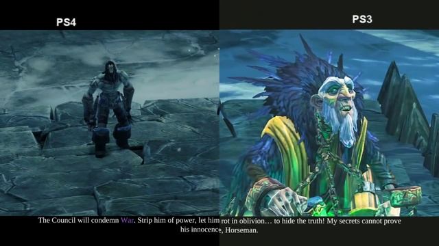 Darksiders 2 Deathinitive Edition PS3 vs PS4 Graphics Comparison смотреть онлайн