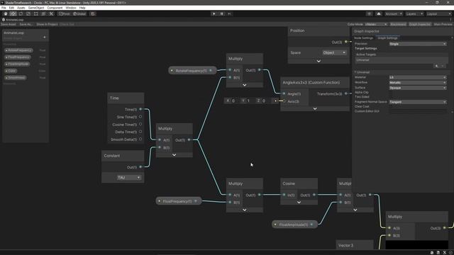 Time and Animation in Shaders! URP Shader Graph and HLSL! ✔️ 2021.1 | Unity Game Dev Tutorial смотреть онлайн
