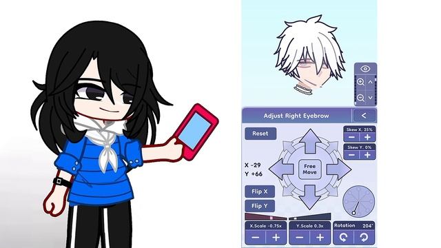 || Toturial Kepala anime gacha life 2 || How toturial || By me || смотреть онлайн