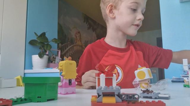 принцесса "пич" лего марио часть 2 #лего #легомарио #дети #обзор #принцесса пич смотреть онлайн