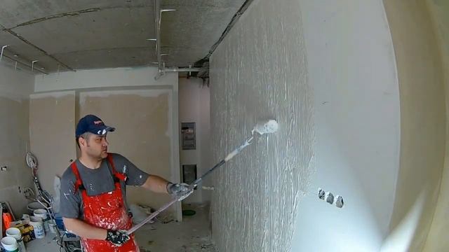 Выравнивание стен валиком и правилом смотреть онлайн