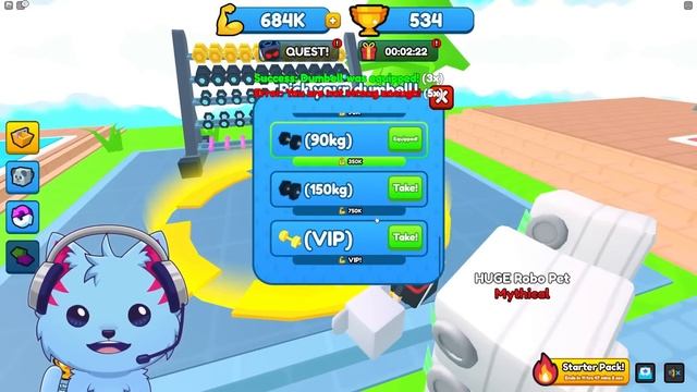 CAT VS ROBLOX PUSH SIMULATOR смотреть онлайн