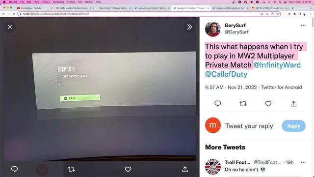 COD: Modern Warfare 2 Private matches not working - Dev Error 11642, 401, & 292 смотреть онлайн