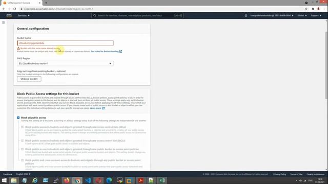 AWS. Запуск lambda-функции по событию загрузки файла в S3 bucket смотреть онлайн