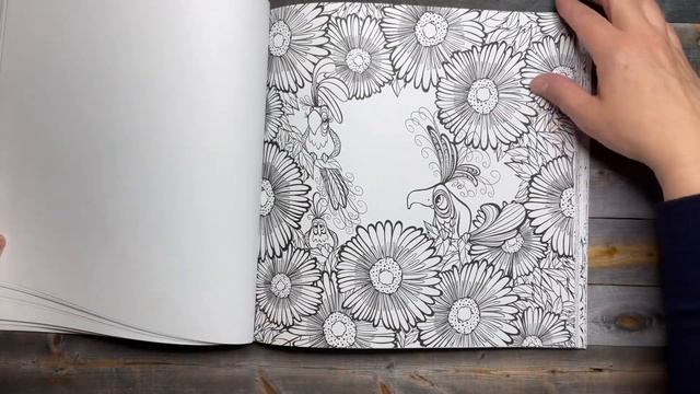Adult Coloring | Flip through of Birds in the Forest by Denyse Klette смотреть онлайн