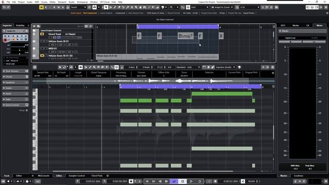 Cubase Chord Track VariAudio смотреть онлайн