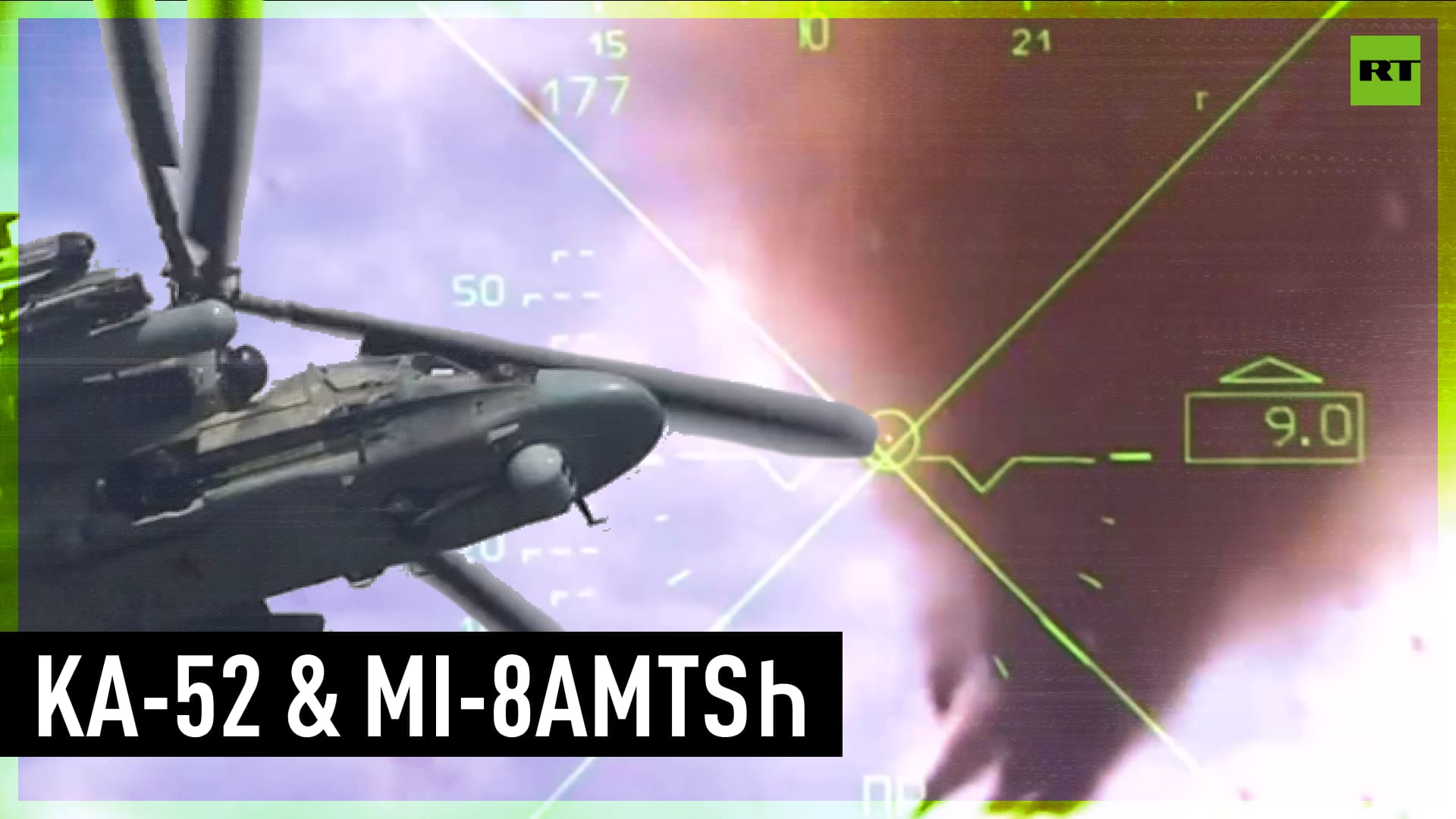 Russian Military Helicopter Crews In Action