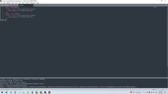 fix 'javac' is not recognized as an internal or external command: install java смотреть онлайн