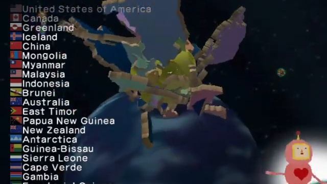 We Love Katamari (on emulator) - failing the Save Earth stage смотреть онлайн