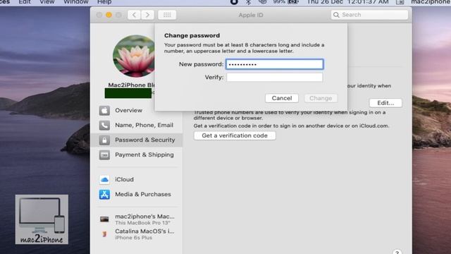 How to reset or change Apple ID password from trusted mac