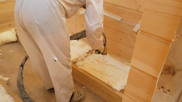 Продолжение строительства теплого дома из двойного мини-бруса смотреть онлайн