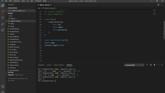 Node.js for Absolute beginners in Sinhala -13 Classes and Objects in JavaScript смотреть онлайн