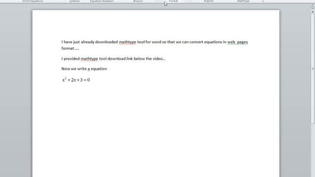 how to display equations on webpages by mathtype смотреть онлайн