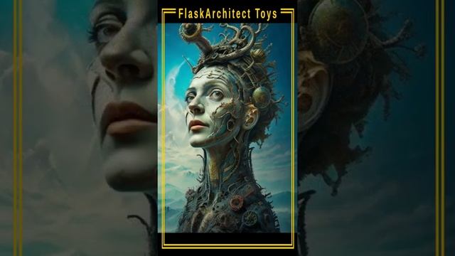 AI Created A Female Steampunk Monument by FlaskArchitect смотреть онлайн