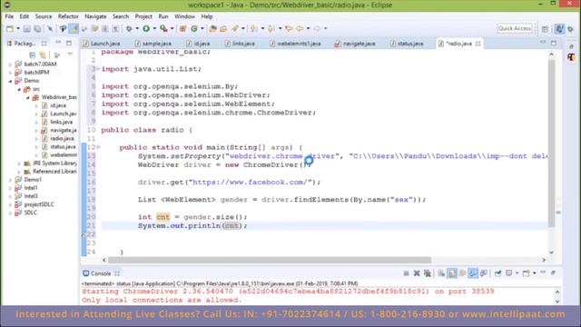Selenium Tutorial | Selenium Automation Testing Tutorial | Intellipaat смотреть онлайн