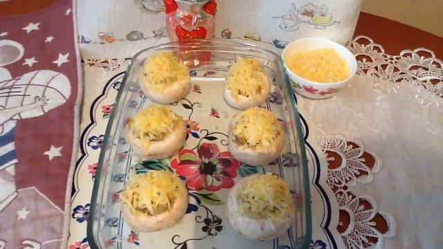 Кето фаршированные грибочки , очень вкусно ?☘( видео N91) смотреть онлайн