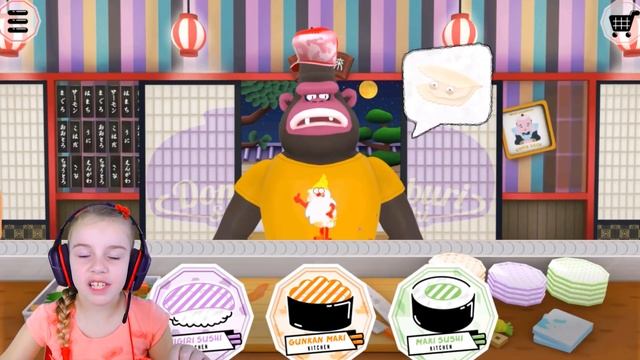 ГОТОВИМ СУШИ Челлендж что вкуснее Смешное видео для детей по игре МАСТЕР СУШИ смотреть онлайн