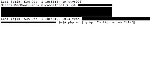 How to FIND and EDIT PHP.ini file using SSH. смотреть онлайн