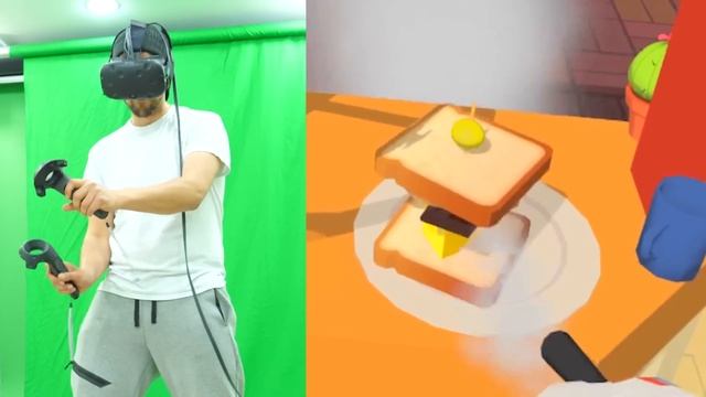 Hello Neighbor Kitchen Cooking VR Game (FGTEEV Makes Food in Virtual Reality) смотреть онлайн