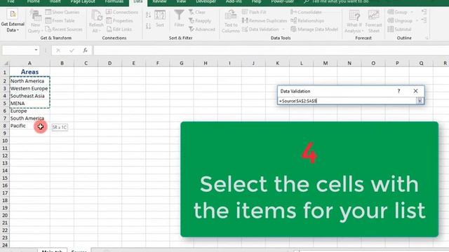 How to create drop-down lists in Excel in 1min смотреть онлайн