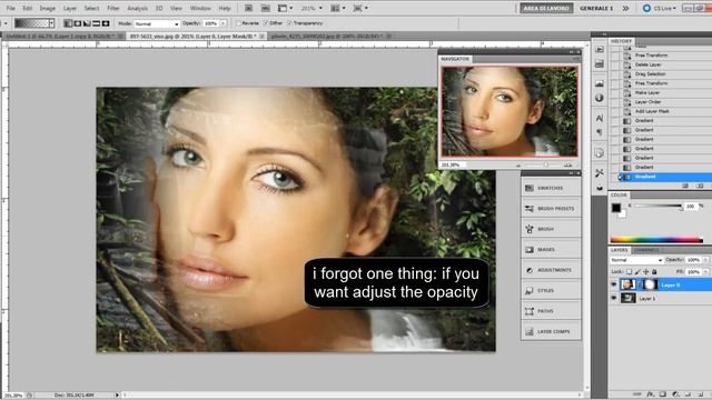 Photoshop Tutorial - How to fade two images together смотреть онлайн