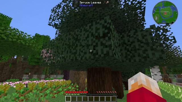 I built a HUGE TREE FARM Minecraft Create Mod смотреть онлайн