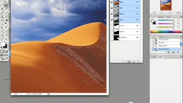 Basic Photoshop Skill Tutorial 8 • UMultichannel Spot Color Channels to create color separations. смотреть онлайн