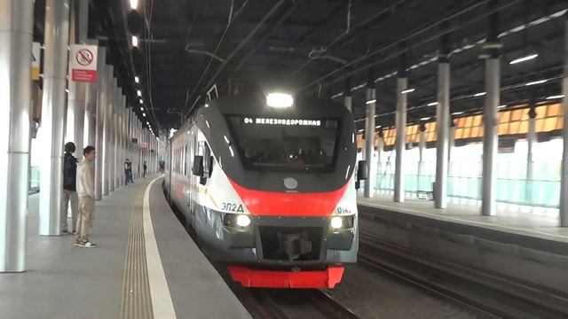 Электропоезд ЭП2Д-0143 ЦППК сообщением Апрелевка - Железнодорожная смотреть онлайн