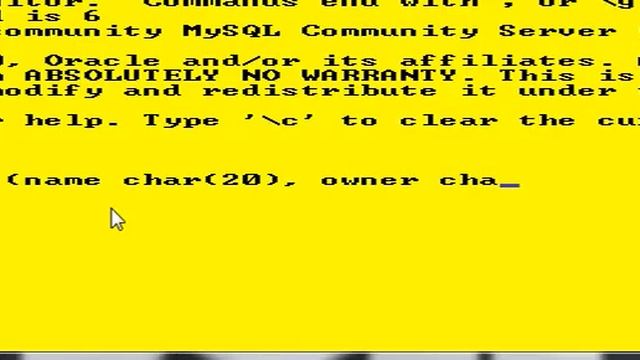 hoiw to create table in mysql using sql query ddl смотреть онлайн
