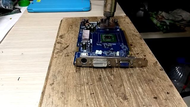 Диагностический ремонт видеокарты. Прогрев. ? смотреть онлайн