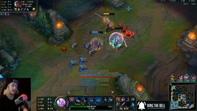 League of Legends but the new champ Yone builds 6 Infinity Edges because he is the E D G I E S T BO