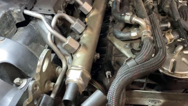 Обслуживание системы охлаждения W211 OM646