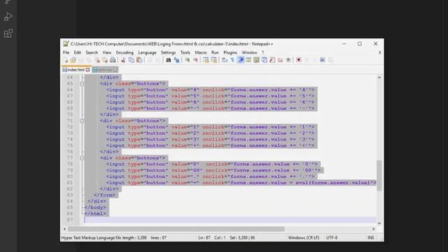 HOW TO MAKE CALCULATER - 2 | PROGRAMING | HTML & CSS | CODEING -- #TS #ONLINE #TUCH #PRO смотреть онлайн
