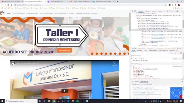 Day 5: Colegio Montessori de la Vera Cruz Nodejs project. смотреть онлайн