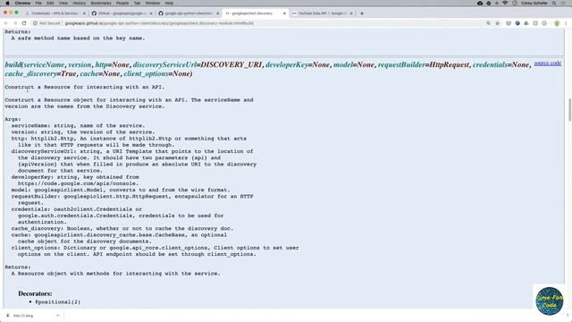 Getting Started - Creating an API Key and Querying the API || Python YouTube API Tutorial || Python смотреть онлайн