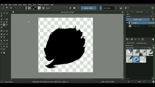 How To Make a Comic/Manga Inking Brush in Krita | Part-1| Easy Beginner Friendly Tutorial and Guide смотреть онлайн