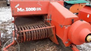 Японский тюковый пресс-подборщик сена Star MR1000