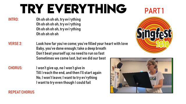 Singfest 2021 - Try Everything (part 1) смотреть онлайн