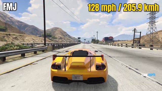 GTA 5 ONLINE - FMJ VS DEVESTE VS KRIEGER VS EMERUS (WHICH IS FASTEST?) смотреть онлайн