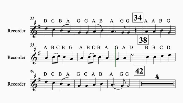 Joyful Rock in G Recorder смотреть онлайн