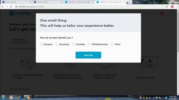 How to download lottie file animation or Json file animation free
