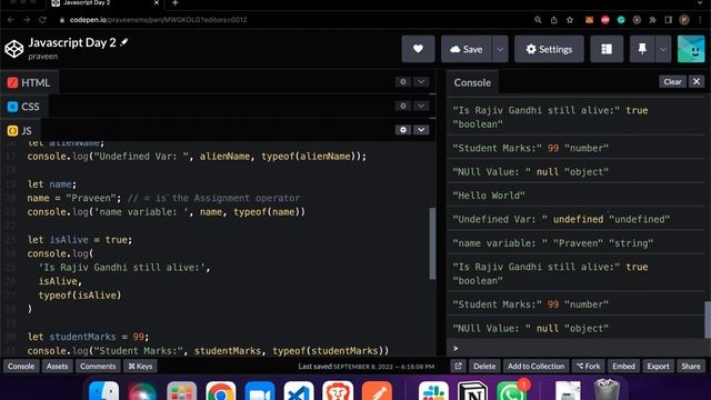 JavaScript Day 2 - BiiitUp смотреть онлайн