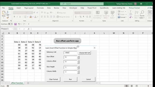 learn excel offset function in a simple way смотреть онлайн