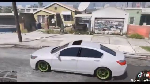Honda Accord Modified in Gta 5 video in TikTok смотреть онлайн